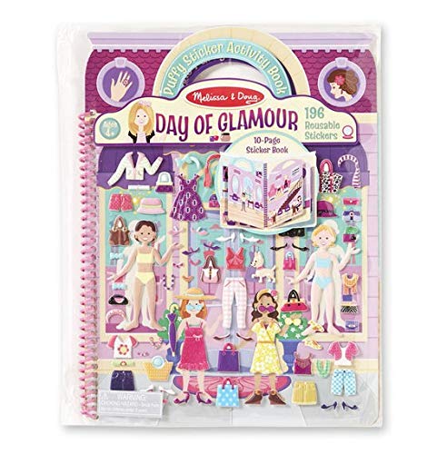 Deluxe Puffy Sticker Album - Day of Glamour