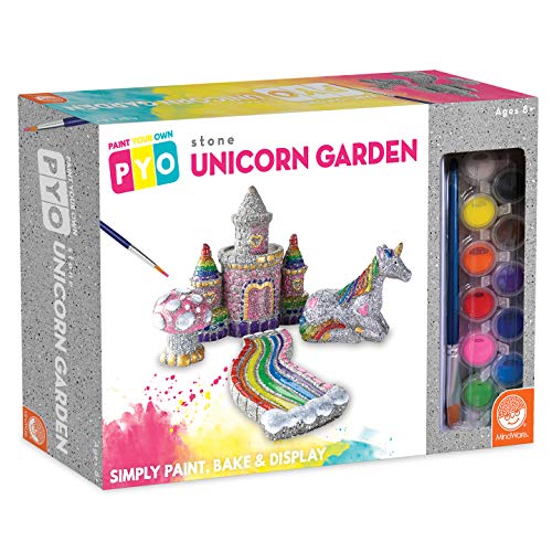 MindWare Paint Your Own Stone Set: Unicorn Garden