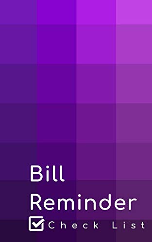Bill Reminder: Empty bill payment list pages for your expenses. (Control The Chaos)