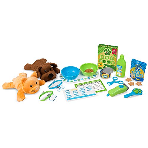 Melissa & Doug Feeding & Grooming Pet Care Play Set