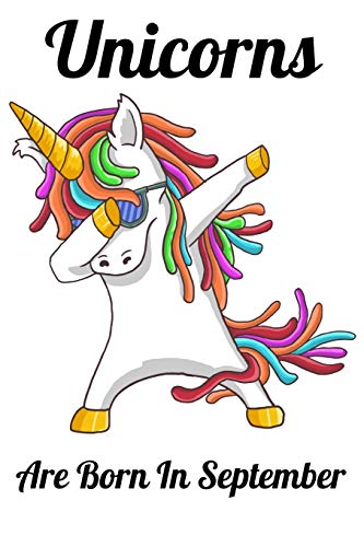 Unicorns Are Born In September: Happy Unicorn Birthday by MOBOOK ART