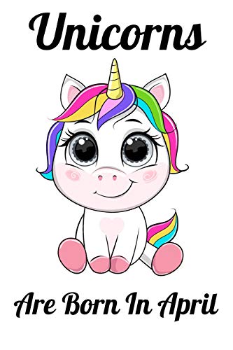Unicorns Are Born In April: Happy Unicorn Birthday by MOBOOK ART