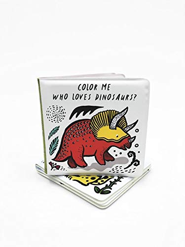 Color Me: Who Loves Dinosaurs? (Wee Gallery Bath Books)