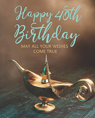 Happy 40th Birthday: MAY ALL YOUR WISHES COME TRUE