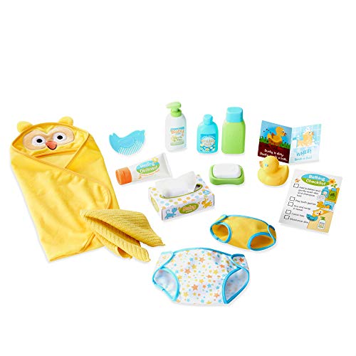 Melissa & Doug Changing & Bathtime Play Set