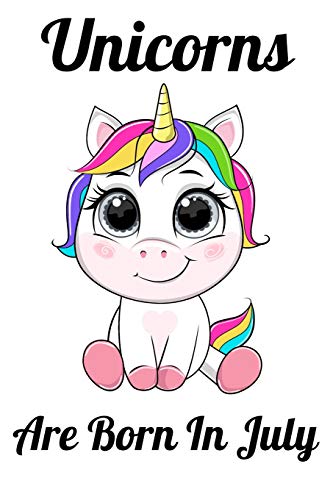 Unicorns Are Born In July: Happy Unicorn Birthday by MOBOOK ART