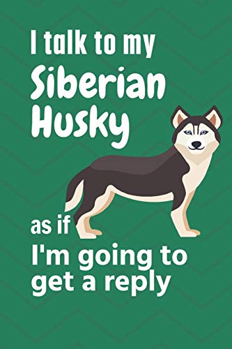 I talk to my Siberian Husky as if I'm going to get a reply: For Siberian Husky Puppy Fans
