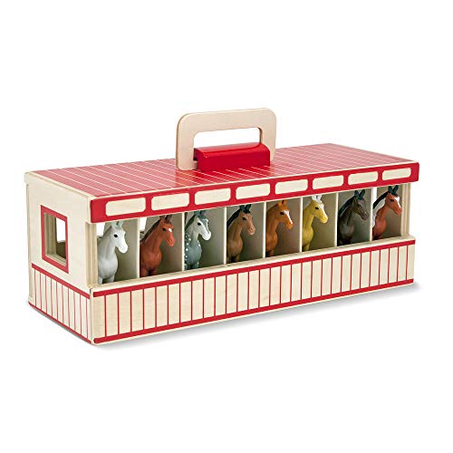 Melissa & Doug Take-Along Show-Horse Stable