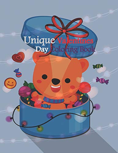 Unique Valentines Day Coloring Book: Funny and Cute Valentines Coloring Book, Unique Cute Joke Cartoon, Juggle with Words, Animals, Flowers, A Couple ... Modern Love Respect Gifts For Adults And Kids