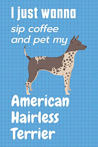 I just wanna sip coffee and pet my American Hairless Terrier: For American Hairless Terrier Dog Fans