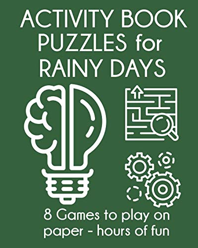 Activity Book Puzzles for Rainy Days: 8 Games to Play on Paper