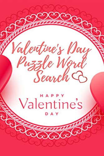Valentine's Day puzzle Word Search Happy Valentine's Day by Word puzzle Search Book