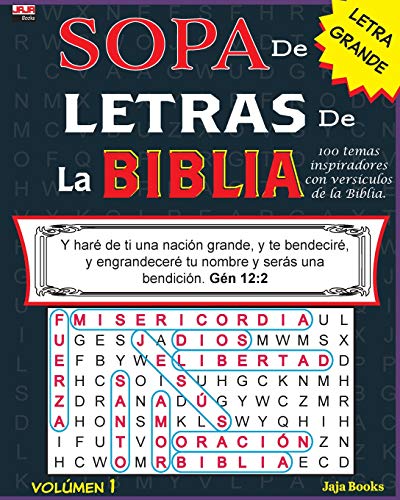SOPA de LETRAS de la BIBLIA, Vol???men 1 (Volume 1) (Spanish Edition)