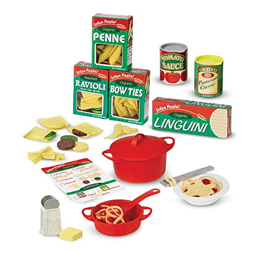 Melissa & Doug Prepare & Serve Pasta Play Food Set