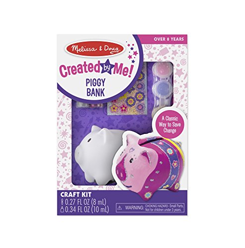 Melissa & Doug Created by Me! Piggy Bank Decorate-Your-Own Craft Kit