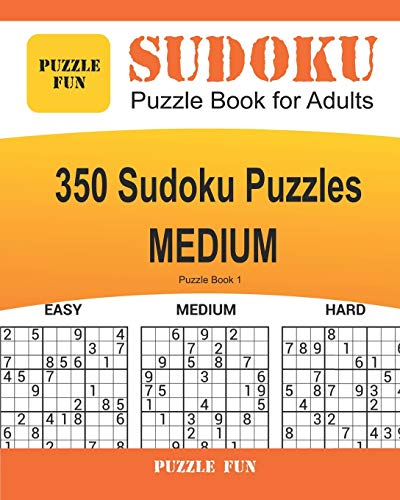 Sudoku Puzzle Book for Adults: 350 Easy Sudoku Puzzles (Book No.)