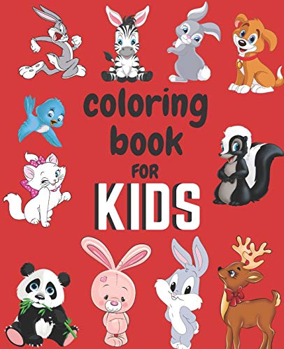 coloring book: book makes a nice gift for ages 4 to 8 years. ( 100 pages of coloring fun )