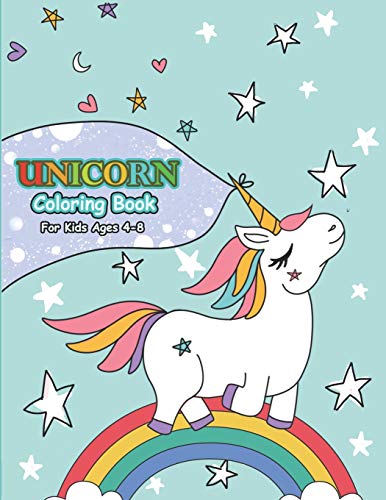 Unicorn Coloring Book for Kids Ages 4-8: Unicorn Coloring Book for Kids and Educational Activity Books for Kids (Books for Kids)