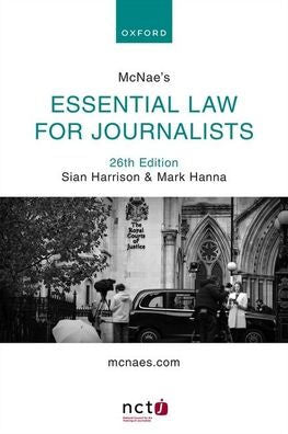 Mcnae'S Essential Law For Journalists
