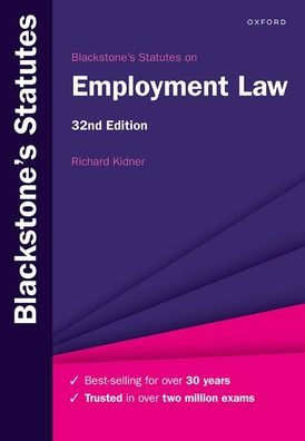 Blackstone'S Statutes On Employment Law