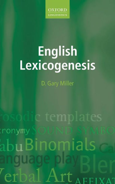 English Lexicogenesis (Oxford Linguistics)