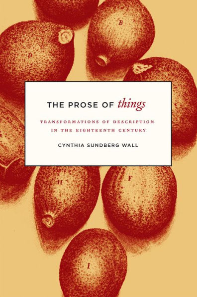 The Prose Of Things: Transformations Of Description In The Eighteenth Century