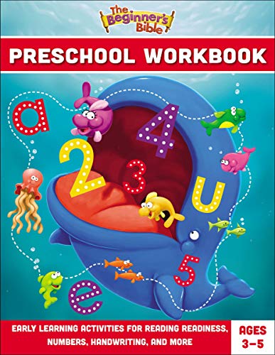 The Beginner's Bible Preschool Workbook: Early Learning Activities For Reading Readiness, Numbers, Handwriting, And More