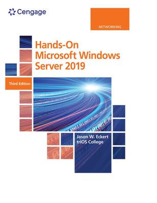 Hands-On Microsoft Windows Server 2019 (Mindtap Course List)