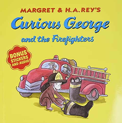 Curious George And The Firefighters (With Bonus Stickers And Audio)