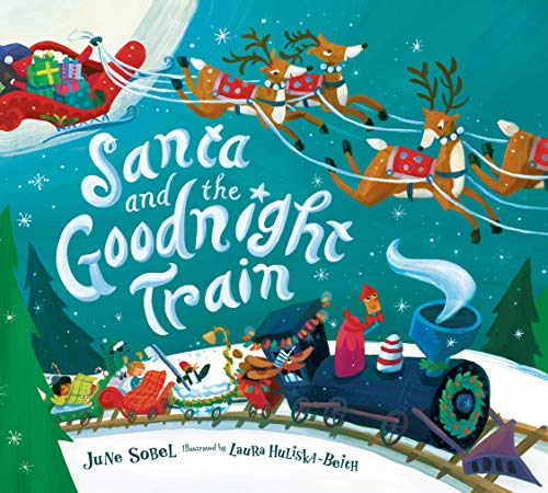 Santa And The Goodnight Train - Board book