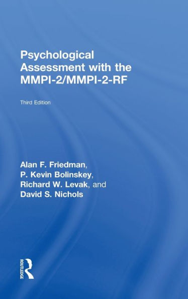 Psychological Assessment With The Mmpi-2 / Mmpi-2-Rf