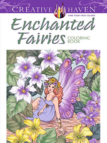 Creative Haven Enchanted Fairies Coloring Book (Creative Haven Coloring Books)