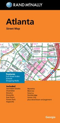 Rand Mcnally Folded Map: Atlanta Street Map - 9780528024450