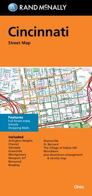 Rand Mcnally Folded Map: Cincinnati Street Map - 9780528024726