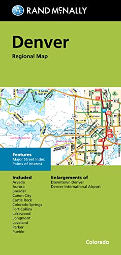 Rand Mcnally Folded Map: Denver Regional Map - 9780528025419