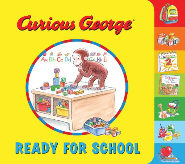 Curious George: Ready For School Tabbed Board Book