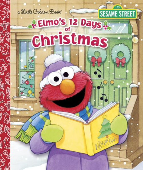 Elmo's 12 Days Of Christmas (Little Golden Book)