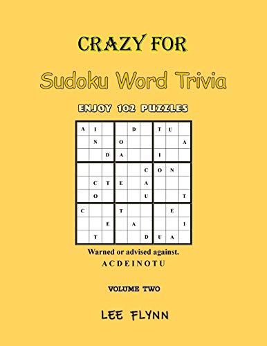 Crazy For Sudoku Word Trivia Volume Two