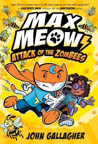 Max Meow 5: Attack Of The Zombees: (A Graphic Novel)