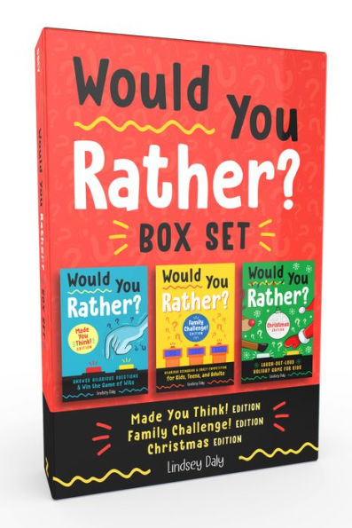Would You Rather? Box Set: 3 Book Bundle For Ages 8-12 (Perfect Christmas Gift And Stocking Stuffer For Kids)