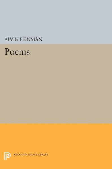 Poems (Princeton Series Of Contemporary Poets, 68)