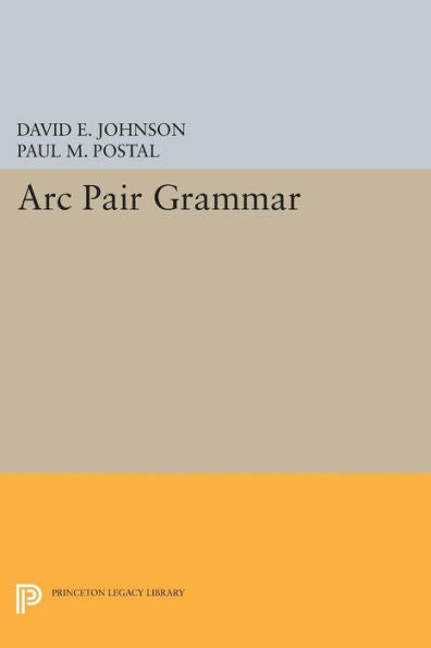 Arc Pair Grammar (Princeton Legacy Library, 643)