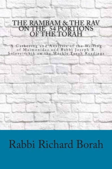 The Rambam And The Rav On The 54 Portions Of The Torah