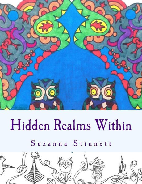 Hidden Realms Within: A Coloring Book For Self Exploration