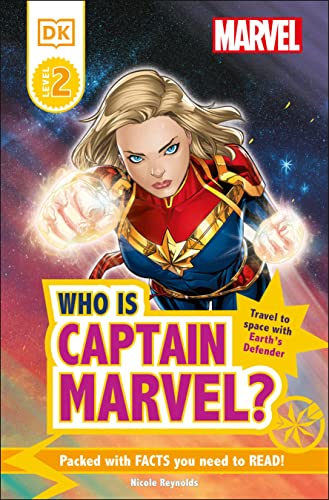 Marvel Who Is Captain Marvel?: Travel to Space with Earth?? Defender (DK Readers Level 2)