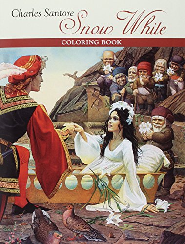 Charles Santore: Snow White Coloring Book