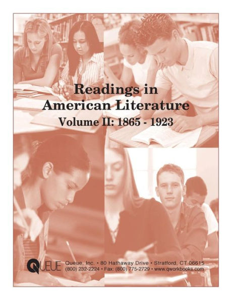 Readings In American Literature Volume Ii: 1865 - 1923