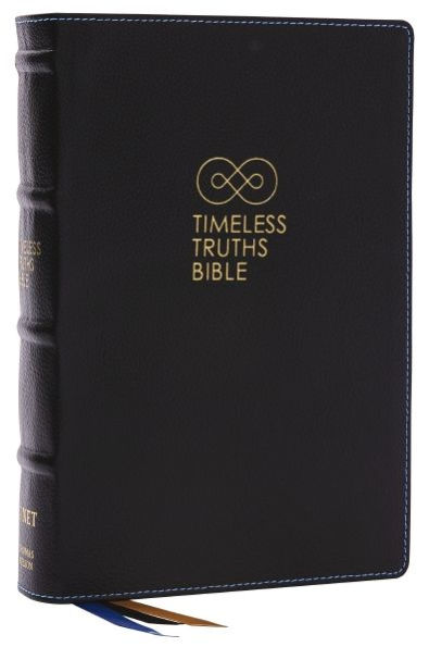 Timeless Truths Bible: One Faith. Handed Down. For All The Saints. (Net, Black Genuine Leather, Comfort Print)