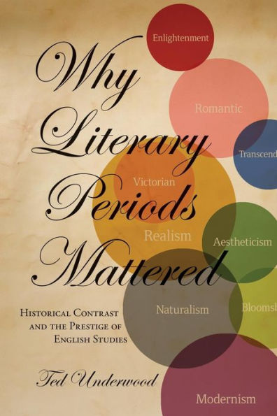 Why Literary Periods Mattered: Historical Contrast And The Prestige Of English Studies