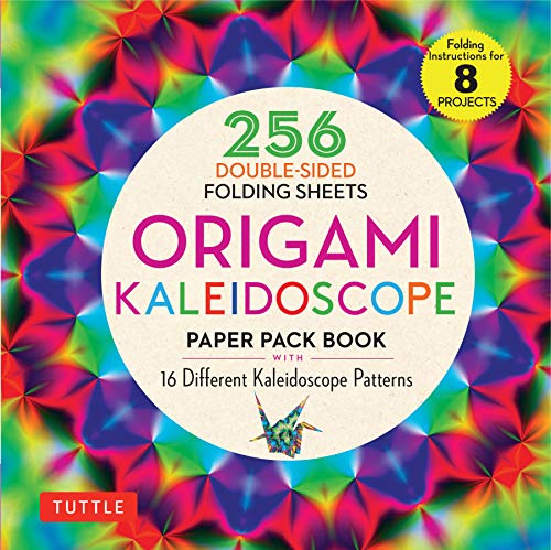 Origami Kaleidoscope Paper Pack Book: 256 Double-Sided Folding Sheets (Includes Instructions for 8 Models)
